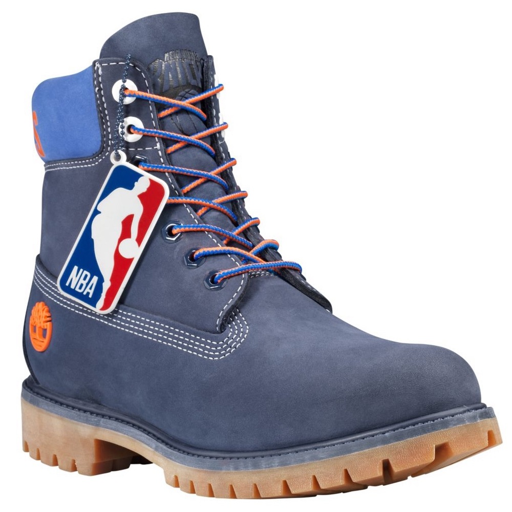MEN'S TIMBERLAND X NBA NEW YORK KNICKS BOOTS - Picture 2 of 9